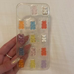 iPhone 11 phone case with gummy bears